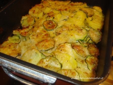 Patate e zucchine al forno
