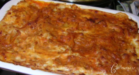 Il mio pasticcio di lasagne
