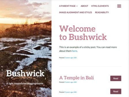 New Themes: Bushwick, Syntax, McKinley, Moka, Gallery