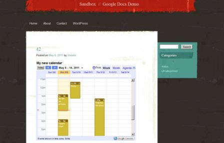 Now share Google Docs and Google Calendars