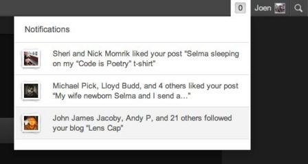 Notifications, the Pulse of Your Blog