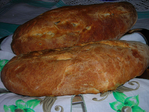 Pane  con la ricotta