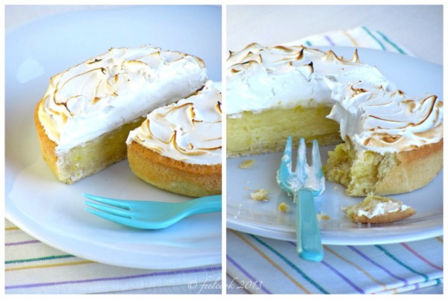 Crostatina meringata al limone