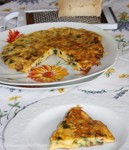 Frittata di patate e zucchine