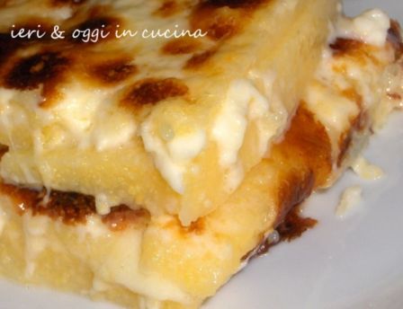 Lasagna di polenta avanzata