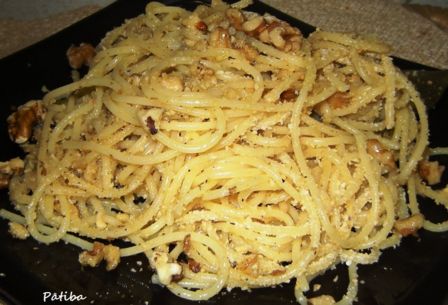 Maccheroni lunghi (spaghetti) al pangrattato da Quaresima dell’ Artusi