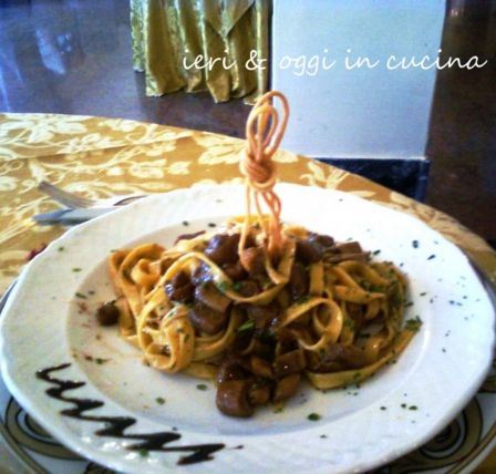 Fettuccine al tartufo e porcini