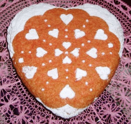 Un dolce cuore facile facile per San Valentino