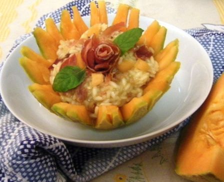 Melone e prosciutto sì, ma in risotto!