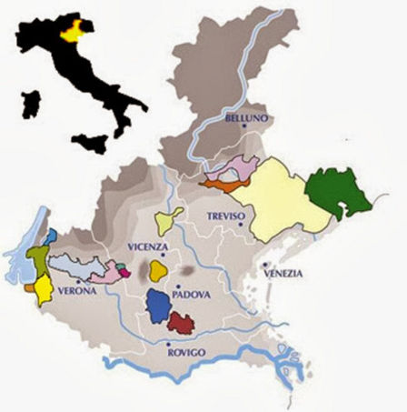 I vini spumanti e frizzanti in Italia: il Veneto.