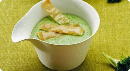 Crema di broccoli alle acciughe.