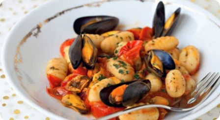 Gnocchetti con le cozze.