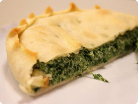 Torta salata broccoli salsiccia e stracchino.