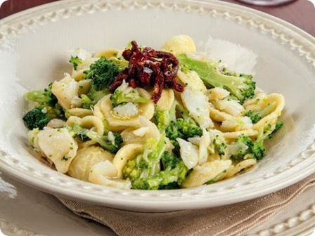 Orecchiette broccoli e baccalà.