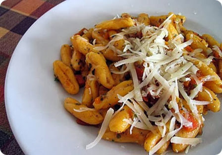 Speciale Halloween: Cavatelli, zucca e castagne.