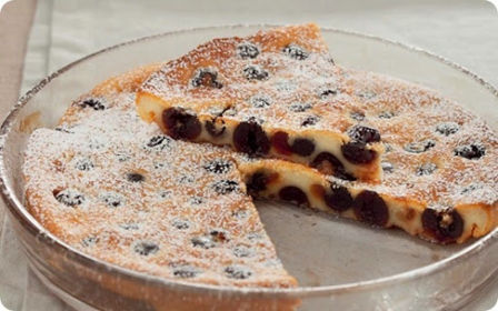 Clafoutis di ciliegie.