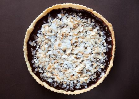 Crostata al cioccolato e cocco