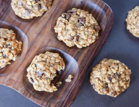 Biscotti con fiocchi d’avena e banana