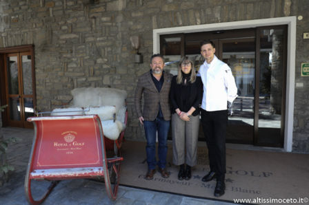 Grand Hotel Royal e Golf e Ristorante Petit Royal – Courmayeur (AO) – GM Veronica Revel Chion, F&B Manager/Chef Paolo Griffa