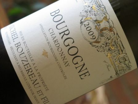 AOC Bourgogne Chardonnay – Michel Bouzereau et Fils 2009 [6.9]