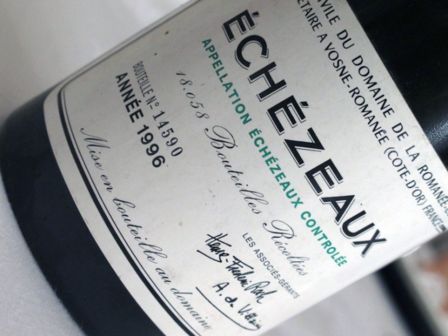 AOC Echezaux – Domain Romanèe Conti 1996 [9.0]