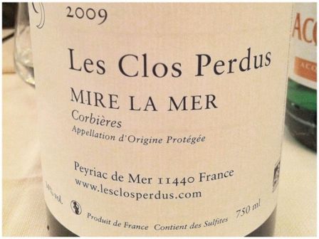 Aoc Corbières “Mire la Mer” – Les Clos Perdus 2009 [8.5]