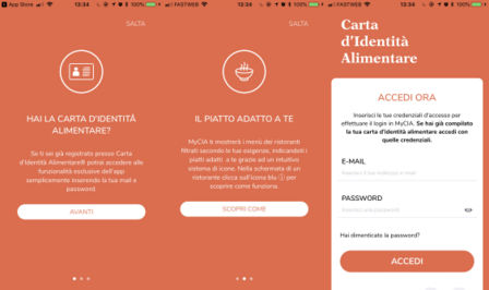 Nuove app: MyCIA, e sei a tre tap dal tuo piatto preferito