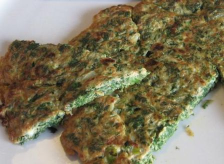 Frittata di cime di ortiche