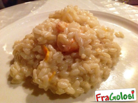 RISOTTO CON GAMBERETTI AL PROFUMO DI ARANCIA