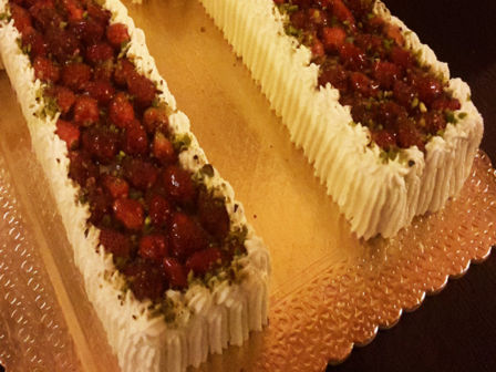 TORTA PANNA E FRAGOLE