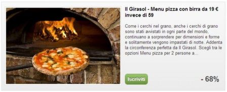 Cena Groupon con pizza e birra al Ristorante Pizzeria Il Girasol di Firenze