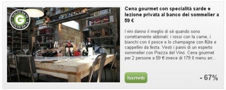 Recensione cena groupon con specialità sarde e lezione privata vini al ristorante La piazza del vino di Firenze