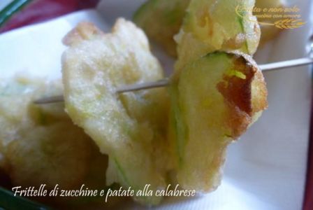 Calabrese zucchini and potato fritters