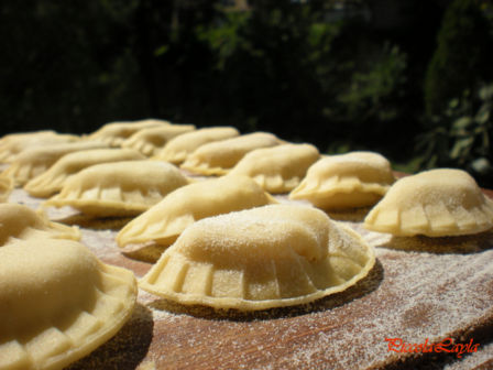 Pasta ripiena con Lardo di Suino Nero dei Nebrodi