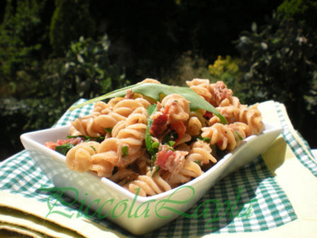 Fusilli di farina Tumminia con Tonno e Rucola