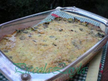 Sformato di zucchine aromatizzato