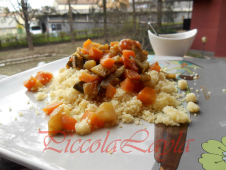 Cous cous 7 Verdure Vegetariano alla Marocchina… Profumi del Mediterraneo