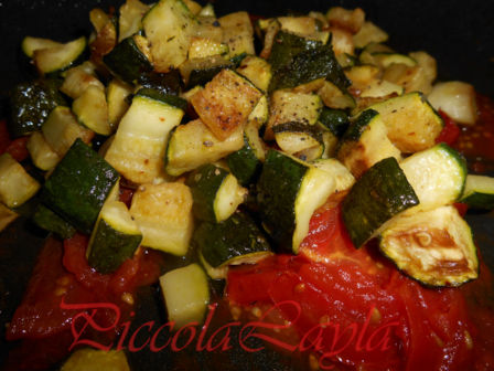 Riccioli con Zucchine Affumicate