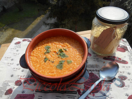 Zuppa di Miglio e Lenticchie al Ras el Hanout