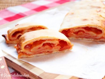 Rotolo veloce di Pizza Margherita