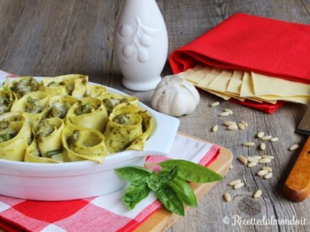 Girelle di Lasagne alla Ligure
