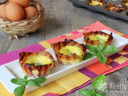 Frittatine nella Pancetta