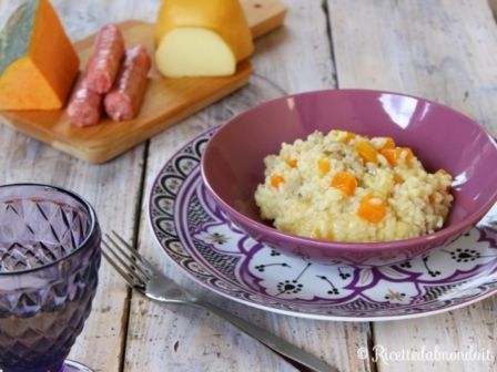 Risotto Zucca, Salsiccia e Provola