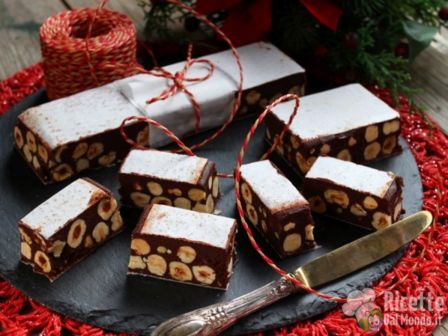 Torrone morbido al cioccolato