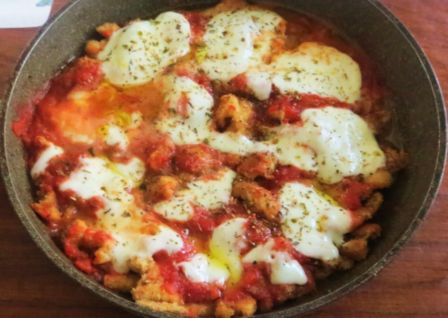 Straccetti di pollo alla pizzaiola