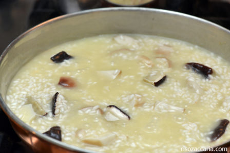 Il riso nasce nell’acqua e muore nel vino ma se ci sono anche dei funghi porcini…