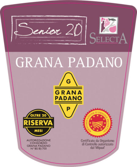 Senior20 è la nuova selezione di Grana Padano Dop Riserva oltre 20 mesi distribuita in esclusiva da Selecta