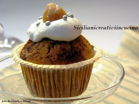 Muffin integrali ai marron glacè