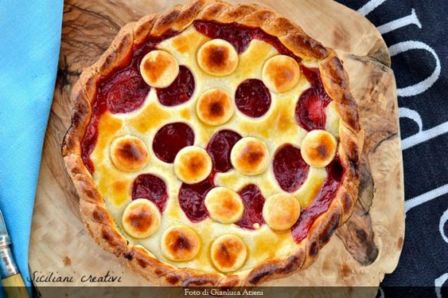 Crostata leggera di fragole