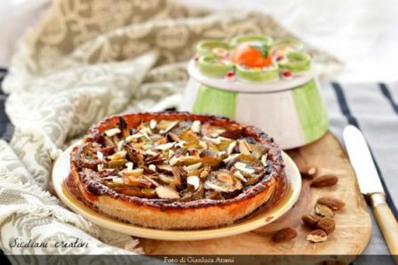 Crostata di fichi e mandorle